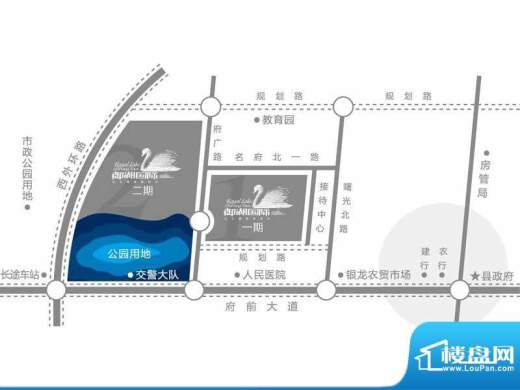 御湖国际交通图